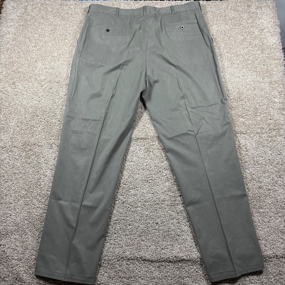 Polo Ralph Lauren Mens Gray Silk Blend Dress‎ Slacks Pants 40/32 Flat Front